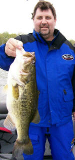 Brent Cotton, caught this Lake Fork lunker weighing 8.2 lbs while fishing with Pro Guide Tom Redington