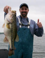  Mike Cotton, caught this Lake Fork lunker weighing 8.8 lbs while fishing with Pro Guide Tom Redington