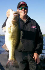 Pro Guide Tom Redington with a nice prespawn bass