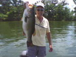 Richard from Azle with a 10 lb 4 oz deep water lunker caught on 7/20