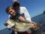 Bass caught while fishing with Lake Fork Guide David Vance