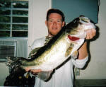 Pro Guide Jimmy Everett  with a 25 inch Lake Fork Hawg