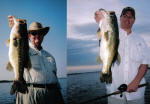 Some great bass caught while fishing with Pro Guide JImmy Everett