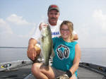 14 year old Dani Wagner with her personal best caught on a Carolina rig!! Way to go Dani!!