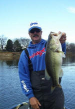  Pro Guide John Tanner. caught this Lake Fork bass just before a cold front Dec. 9, 2008