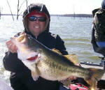 Pro Guide Tom Redington with an 8 lb 9 oz pre-spawner