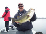 Guide John Tanner with a nice bass weighing 7.07