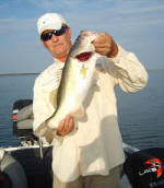 Pro Guide Mike Moody with a nice Lake Fork bass