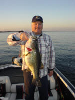 Tim Zajeski caught this 10#9oz. bass