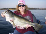 Nice bass caught while fishing with Pro Guide Lance Vick
