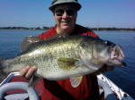 Bass caught while fishing with Lake Fork Pro Guide Eddie Garrett