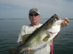 JW Peterson with an 11.4lb bass caught 6-1-11