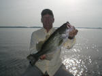 JW Peterson with a 9.2 lb. bass caught 6-2-11