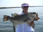 Audrey caught her personal best on Lake Fork 