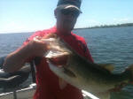 Pro Guide Mike Moody with another Lake Fork hawg