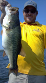 Bass caught while fishing with Pro Guide John Tanner