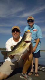 Pro Guide John Tanner with a nice December bass