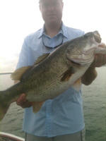 Bass caught fishing with Pro Guide Eddie Garrett