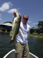 Jeff DeLaughter caught this bass June 24, 2013