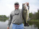 Trophy bass caught while fishing with Pro Guide John Tanner