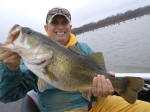 Bass caught fishing with Guide David Vance