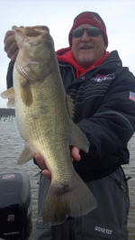 John Forsythe with a Lake Fork hog on 2/25 caught with pro guide john tanner