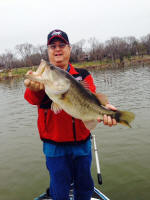 Randy Barker caught this bass while fishing with Pro Guide Tom Evans