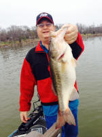 Randy Barker caught this bass while fishing with Pro Guide Tom Evans