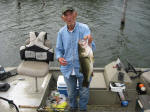 Jim Frazier's caught this one over the slot at 25" and weighed 8.1. 