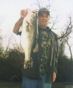 Jack Jenema from Michigan with a Lake Fork bass weighing 10lbs 9oz.