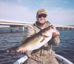 Winter bassin with Lake Fork Pro Guide Tony Clark