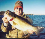 Winter bassin with Lake Fork Pro Guide Tony Clark