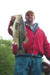 Mike Cotton with a big bass from 4/1/05