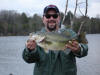 Matthew Lane and son caught an 8 lb. and 5 minutes caught a 10 lb. 