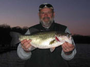 Mike White's fishing partner Len Klein, landed this 6 lb 3 oz fish about 45 minutes later.