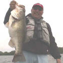 Sandy Bacardi  with a 9 pound fish
