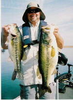 Bob caught these nice bass fishing with Pro Guide Lance Vick