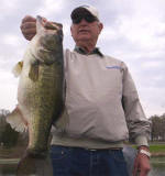 Clint and Max, from United Agri Products, with a couple of Hogs they caught while fishing with Pro Guide John Tanner