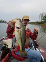 Bass fishing with Guide JW Peterson