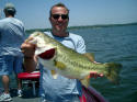 Richard Slack with a 9 lb 4 oz Bass caught on 6/8/09