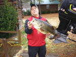 Kenny Roth of St. Louis, Missouri caught this 11.15 bass while staying at Lake View Lodge.