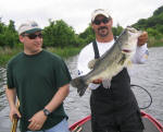 Lake Fork Pro Guide Wendell Moon with a Lake Fork lunker bass