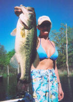 This bass was caught while fishing with Jimmy Everetts Guide Service.