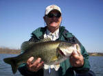 Dennis Niles with a Lake Fork hawg caught while fishing with   Pro Guide John Tanner, one of 25 fish caught on this trip.