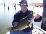 Elvin Smith from Rockwall TX with a Lake Fork chunk caught on 1/2 with a lipless crankbait on his 3rd cast! 