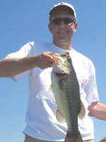 Bob Noel caught this nice bass while fishing with Pro Guide Tom Redington