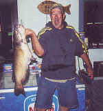 Lake Fork channel catfish weighing 16.77 