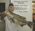 Pro Guide Danny Holder of J&J Guide Service with a 12.53 lb trophy bass