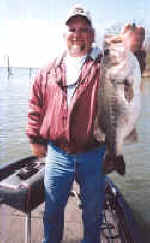 Pro Guide Danny Holder of J&J Guide Servive with a 11.9 lb Lake Fork Bass