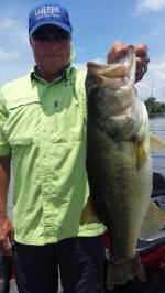 Bass caught fishing with Lake Fork Guide Eddie Garrett